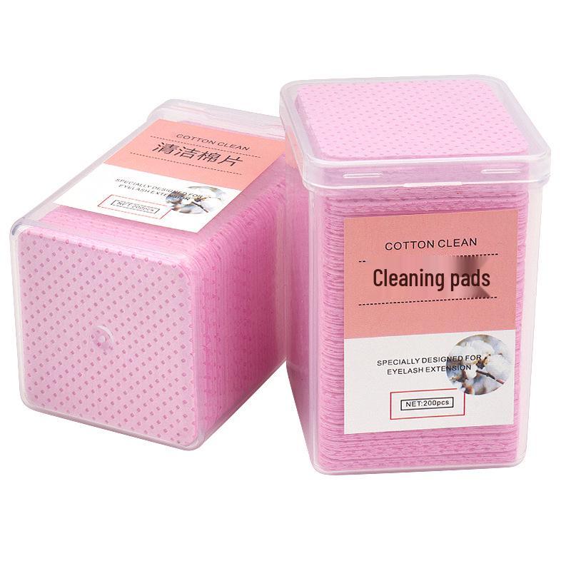 Grafting Eyelash Glue and Nail Art Remover Wipes - Non-woven Fabric Cotton Pads