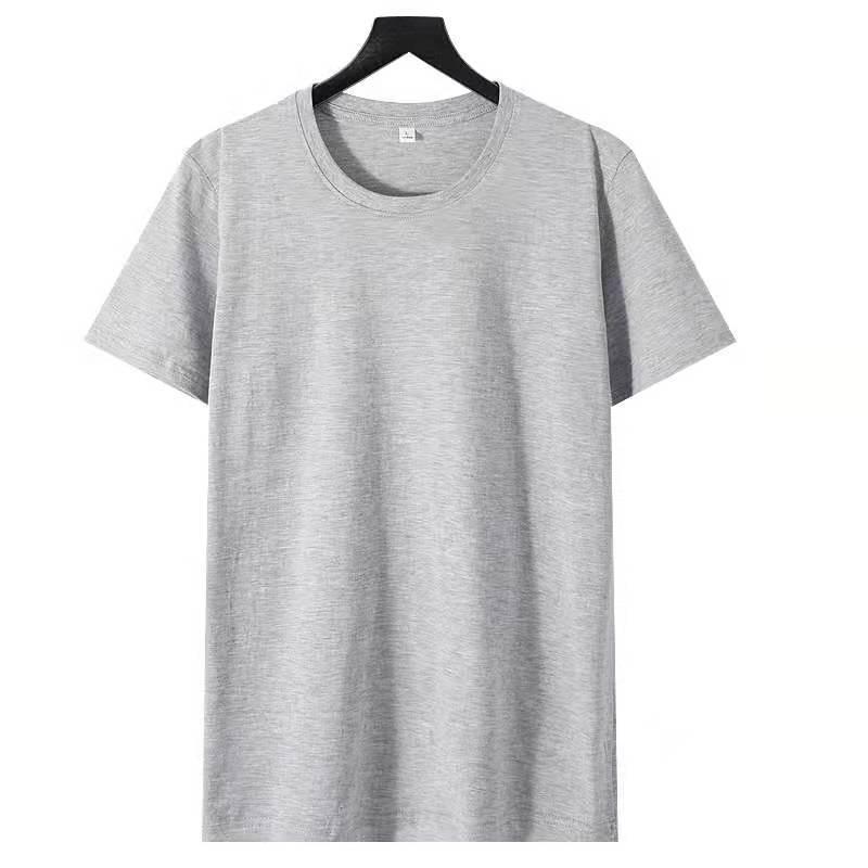 180g Ren Bomull Herr Slim Fit Rundhals Kortärmad T-shirt