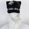 Punk Berets Kitten Ear Unisex Headwear Accessory for Women Men Cabbie Hat for Halloween Cosplay Party Outfit