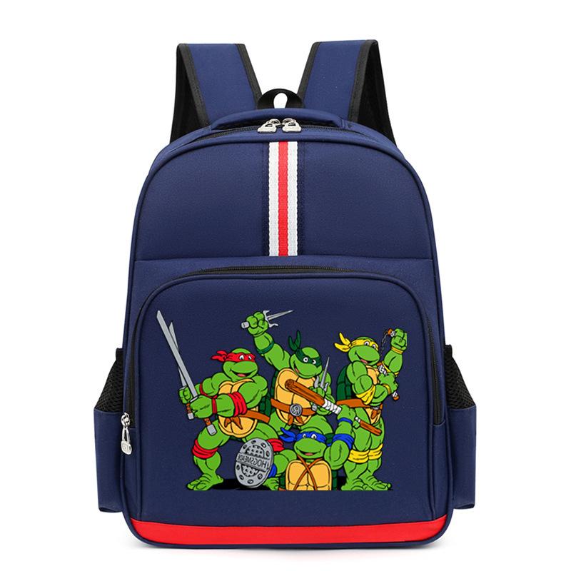 Hot Sale Teenage Mutant Ninja Turtles Cartoon Printed Backpack Elementary and Secondary School Students Outdoor Leisure Large Capacity