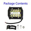 Car LED Work Light 12V 60W Bar Flood Spot Lights Driving Lamp For Offroad Auto Truck SUV Boats Super Bright Car Accessories