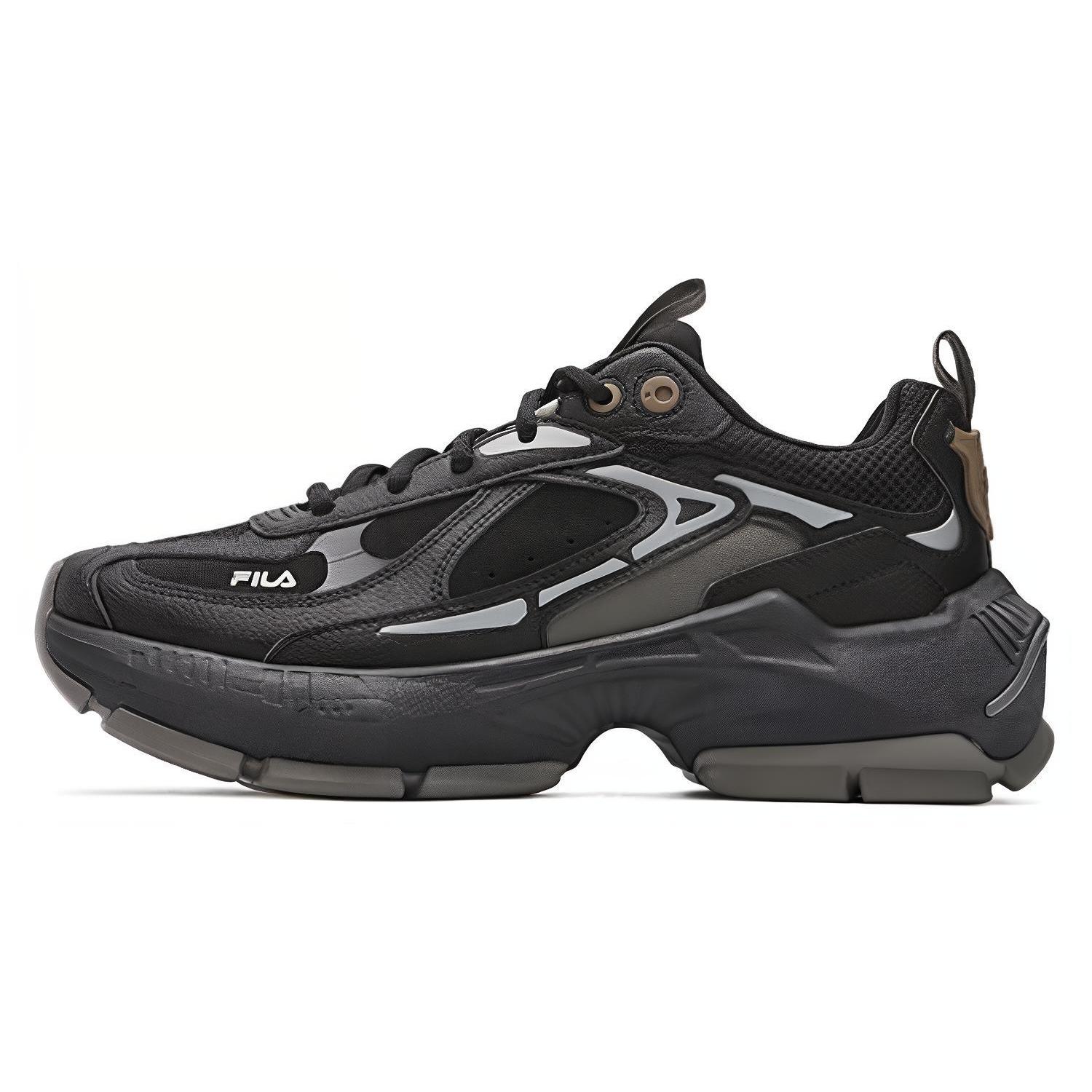 FILA CICLONE Textile, Synthetic Leather, Top Grain Cow Leather Cushioning Lightweight Height Increasing Low top F12M411103FBC 40