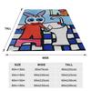 Trotro Collage Cute Cartoon Blanket Multi-function Flannel Sofa Throw Blanket for Couch Bedding Office Throws Bedspread Quilt