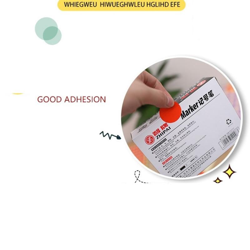 Sortierte Farben Runde Etikettenaufkleber für Geschenke Basteln Handgemacht Schreibwaren Blumenaufkleber Kreis Sträuße Aufkleber