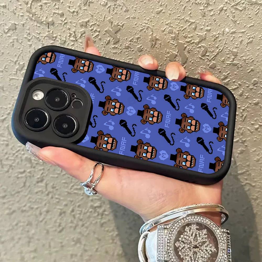 Fnaf Five-nights-At-Freddys Custodia per Telefono Anime Per iPhone 11 12 13 16 15 17 14 Pro Max Morbida Custodia Cover in Silicone