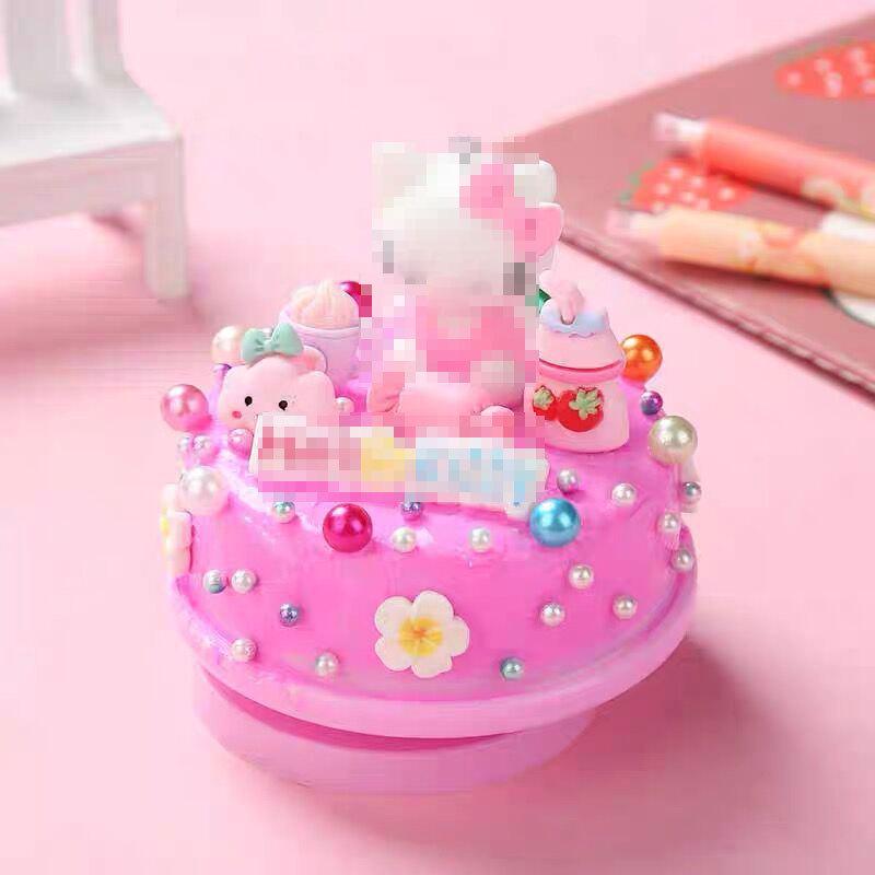 DIY Cartoon Music Box - Handmade Rotating Birthday Gift & Educational Toy for Kids