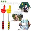 Lurrose Pointing Stick, Extendable, with Soft Handle, Easy to Grip, Suitable for Presentations, Classes, Training Sessions, and Meetings, Lightweight,