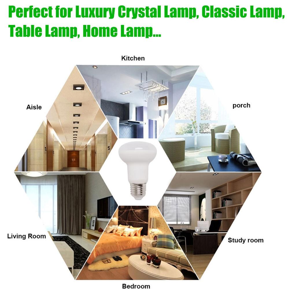 E27 LED-Lampe R39 R50 R63 R80 6W 9W 12W 15W Wohnzimmer Pendelleuchte Glühbirne Weiß SMD Flur Dekoration Sparlampen Licht Beleuchtung Lampe