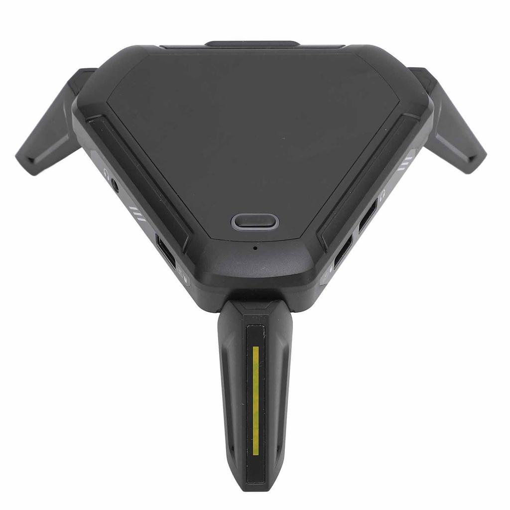 Mobiler Spielkonverter mit Lichteffekt Kabelgebundene Verbindung Mehrere Anschlüsse Gaming-Adapter für Telefon