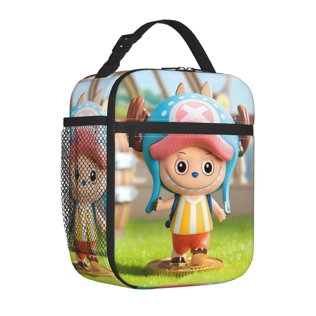 Lunch bag Children's fully printed picnic bag Cartoon animation convenient wear-resistant portable thermal insulation bag
