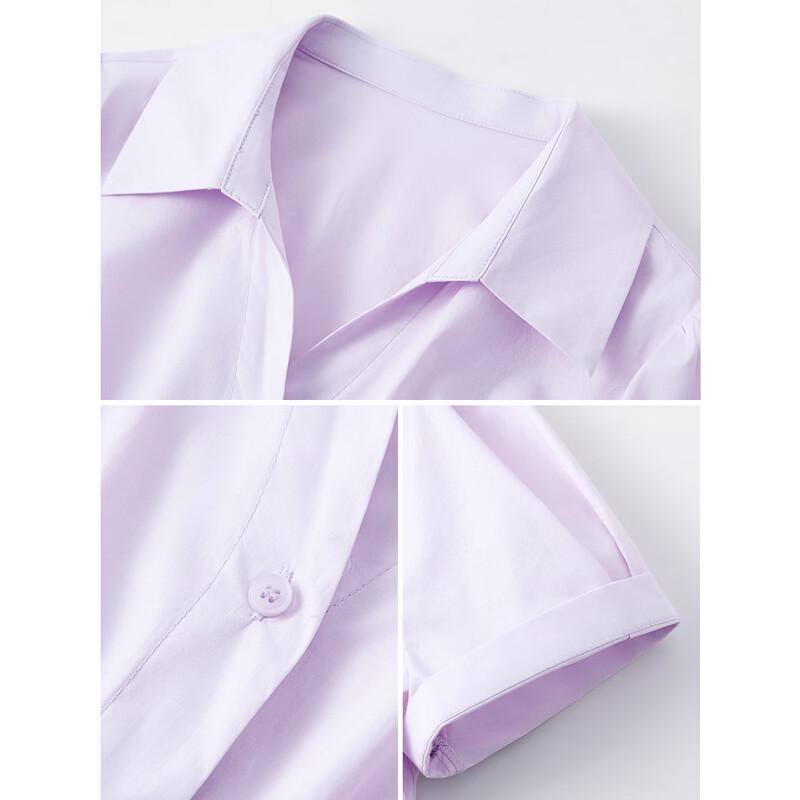 Elegant Pleated Cotton Shirt Dress