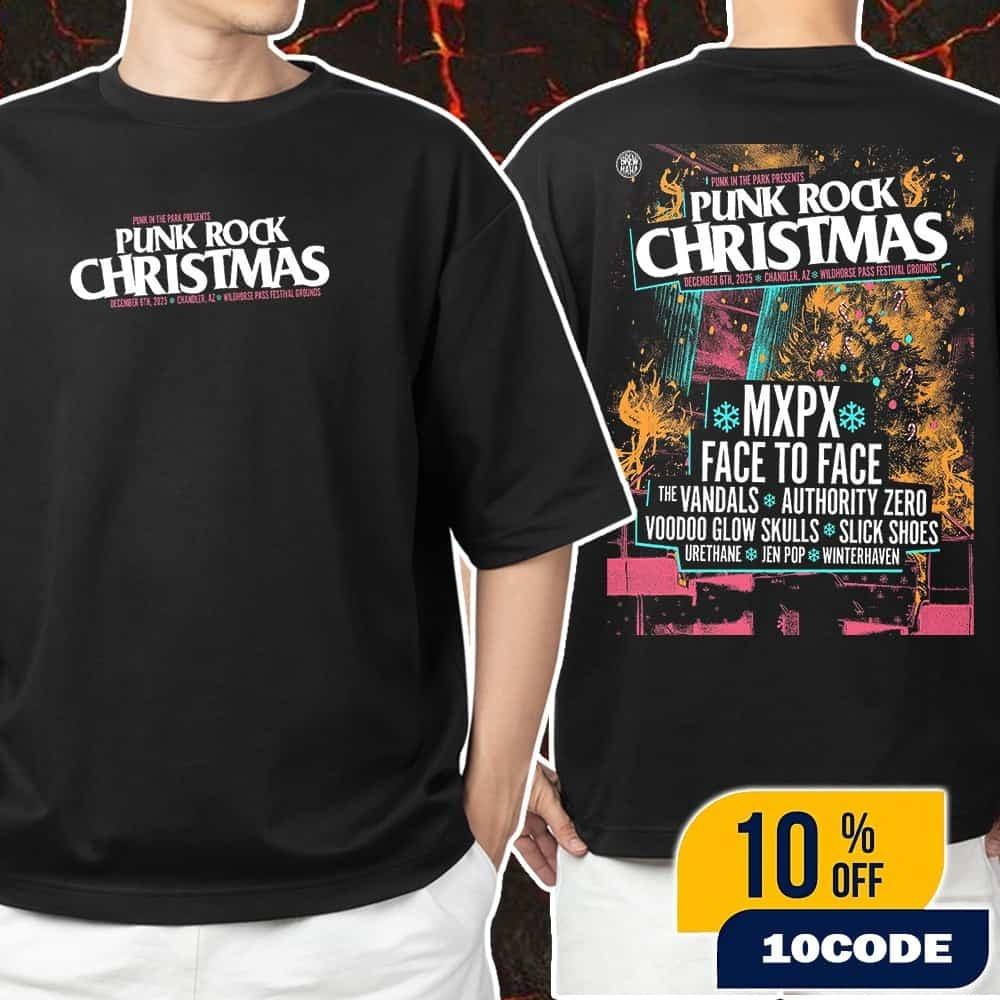 Music Rock Christmas December 6th 2026 In The Park Presents Unisex T-Shirt Merch L