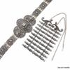 Caucasian Ethnic Rhinestone Women's Waist Belt & Breastplate Set