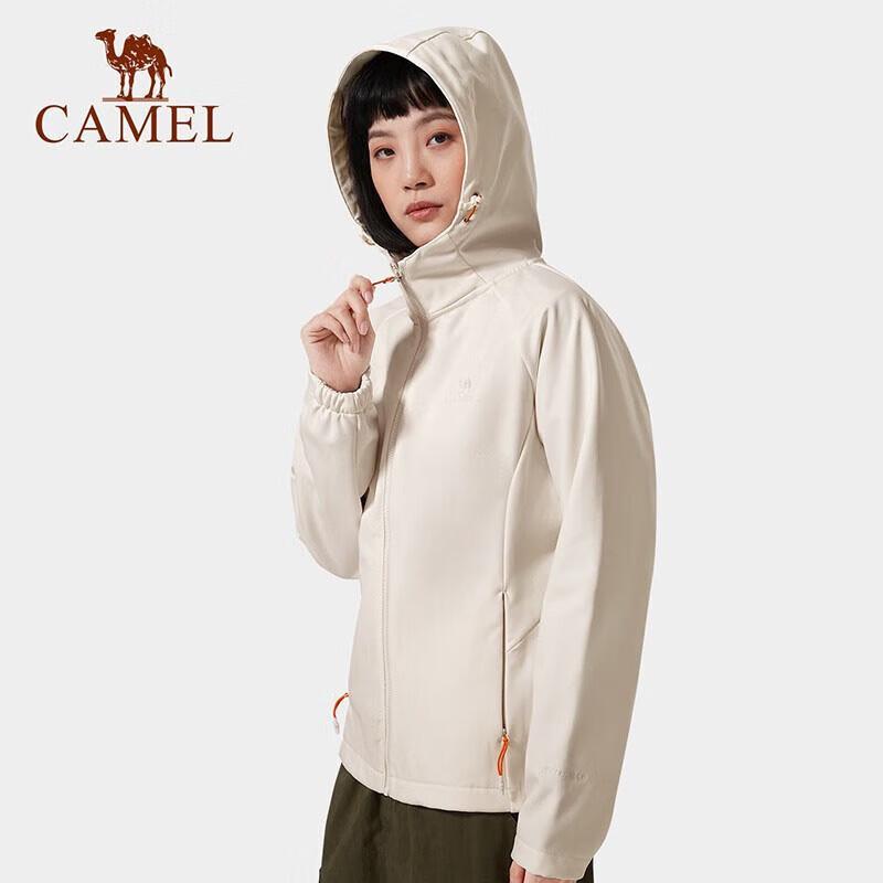 CAMEL Women s Hooded Softshell Jacket AA22263750 XL