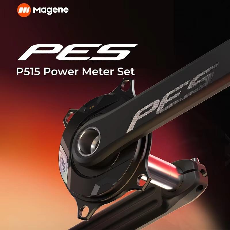 EU BIKE POWER METER Magene Power Meter for Cycling PES P515 Base 4 Bolt 110BCD 24mm Cadence Pedal Balance Ant Steel Spindle Crankset Chainring