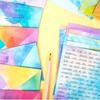 160pcs DIY Postcards Stationery Writing Paper Watercolor Greeting Cards  Celebration