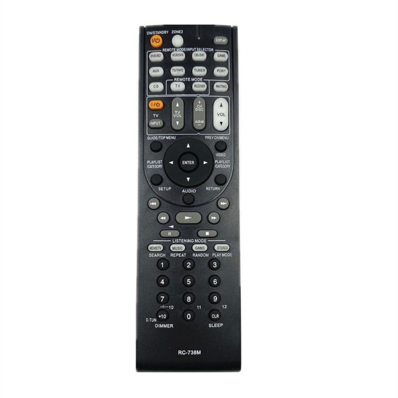 

Multifuntional Replacement Controller Remote Control Easy Setup for HTRC160 TXNR607 TXSR607 Various Models Players 1
