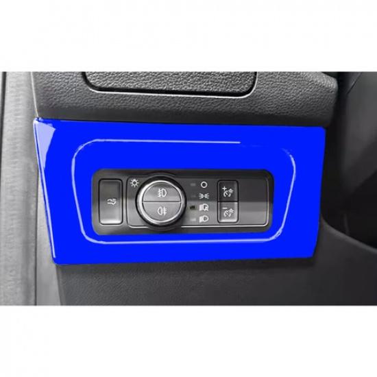 Headlight Switch Control Frame Cover 1PCS For Ford Ranger -2024 Bright Blue