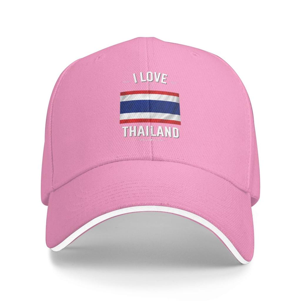 Unisex Baseball Hats I Love Thailand Outdoor Streetwear Summer Sports Baseball Caps Hip Hop Cap Casquette Hats