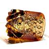 Oko Boga Edo Kiriko Kieliszek do Wina Ręcznie Cięty Bursztynowy Kryształ Szklanka do Whiskey Symbol Mocy High End Brandy Snifter Szklanka Rockowa Dla Szefa