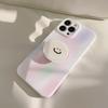 Korean Smiley Face Bracket Suitable for 14Promax IPhone Case Iphone16 Niche Cute 15 Philin11 Hard