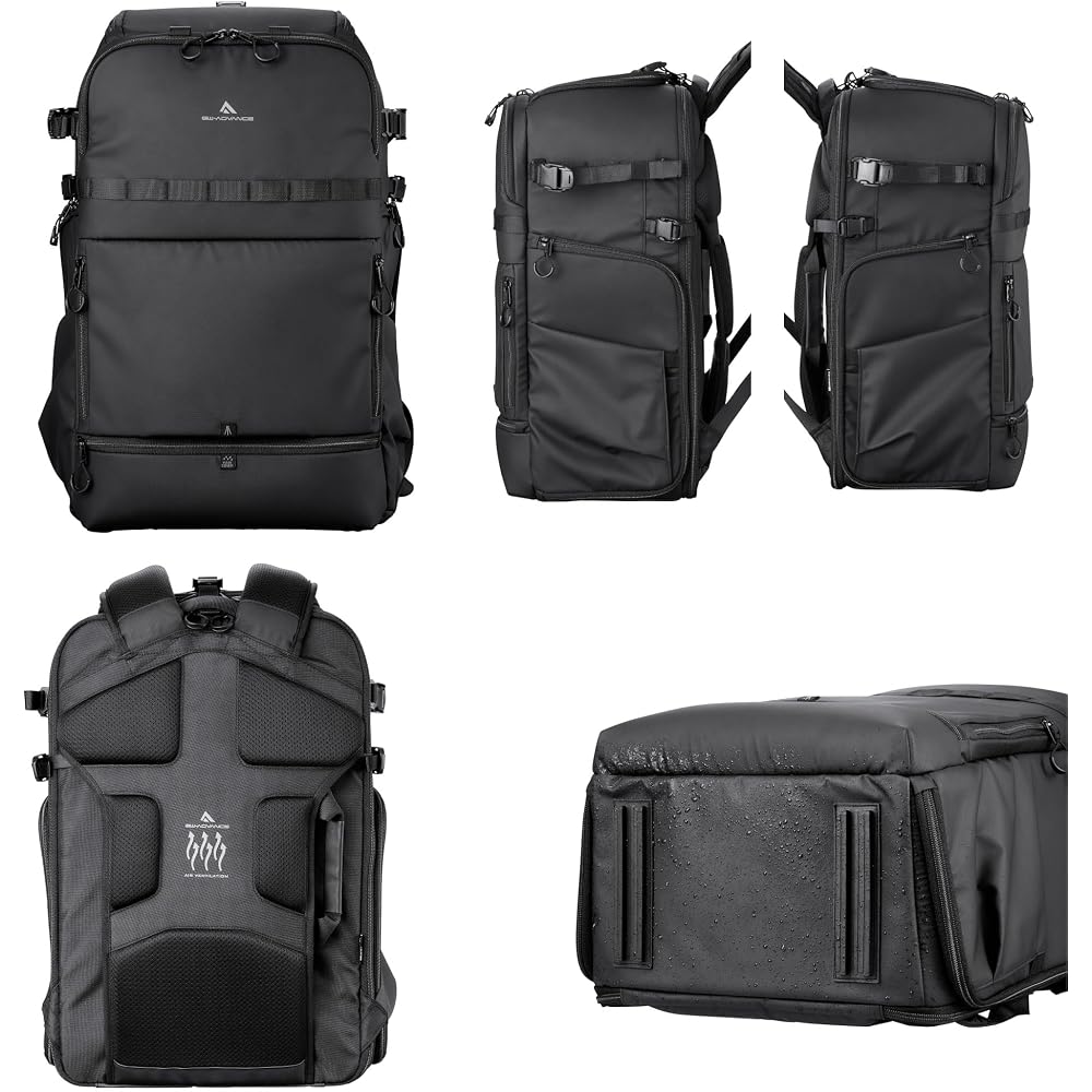 HAKUBA Camera Bag GW-ADVANCE Tank Rear Gate Backpack 26 AZ Black AMZSGWATKRGBP26 4-way Access, Side Access, Rear Opening Type for Enhanced Security 49
