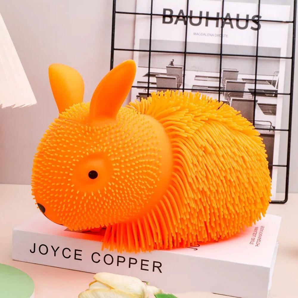 Fluffy Vent Squeezing Toys Long Haired 3D Sensory Toy Cute Cute Animal Squeezing Toy  Children