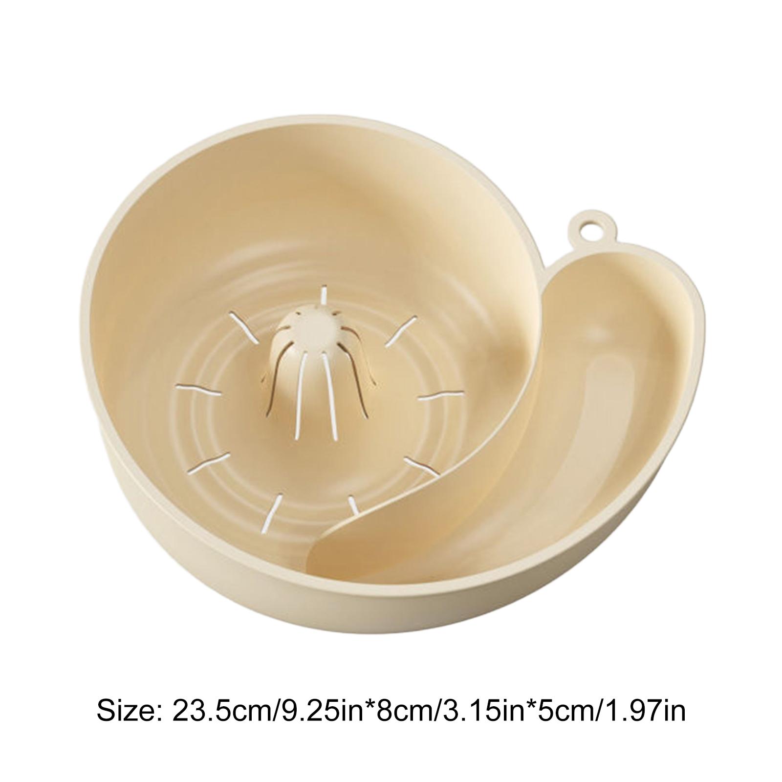 

Washer Snail Shape Fruit Drainer Basket Portable Kitchen Cleaning Bowl with Strainer Vegetable Washing Basket Kitchen Supplies