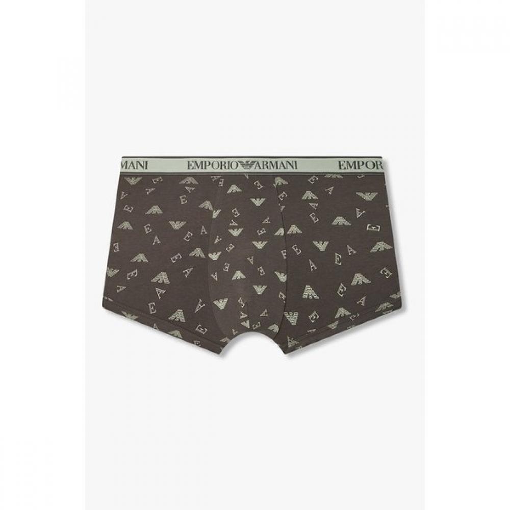 Emporio Armani Men S Multi Logo Print drawerS 08m6112318 S(95)