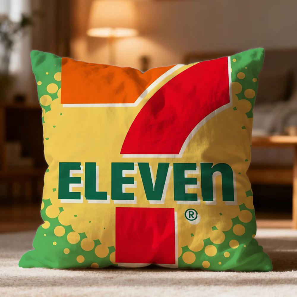 Popular S-S7-Eleven Cushion Cover Soft Washable Pillow Case Multi-Scene For Couch Bed Travel Office Use