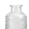 Water Carafe with Cup Snowflake Design Vintage Pitcher Glass Carafe for Tea Coffee Milk Juice Drink Tea Coffee Milk Juice