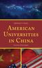 The American Universities In China : Lessons from Japan Book