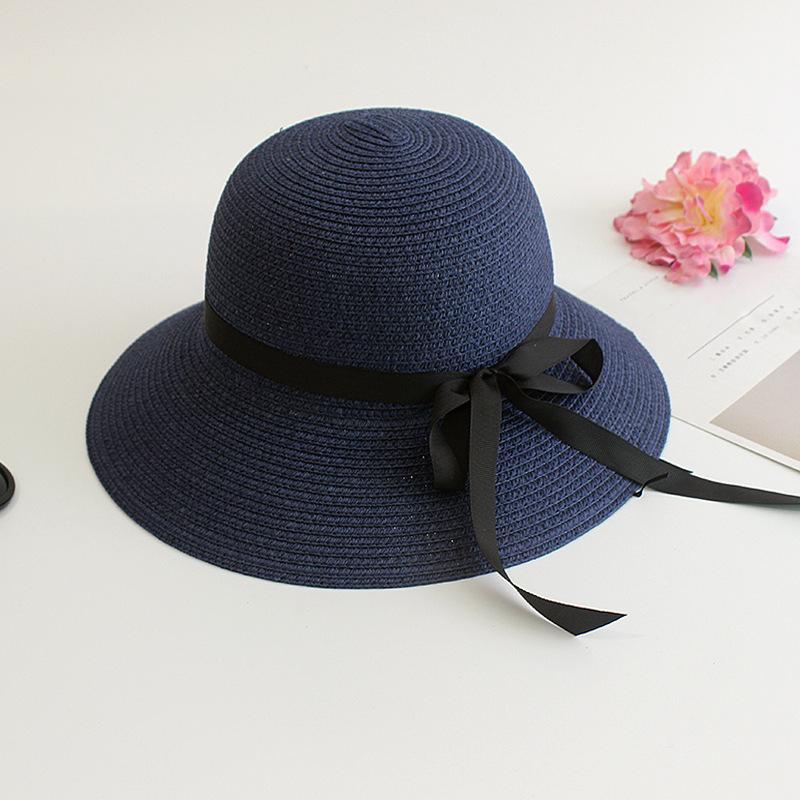 Summer Straw Big Foldable Beach Sun Straw Floppy Sun Block UV Protection Hat Ladies Outdoor Travel Hat