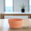 6Pcs Imitation Clay Flowerpot Round Plastic Basin with Drainage Hole Succulent Planter Indoor Outdoor Balcony Desk Garden