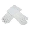Pair Welding Glove Full Palm Wearproof Heat Resistant Hand Protector Cow Leather Gray for Cutting