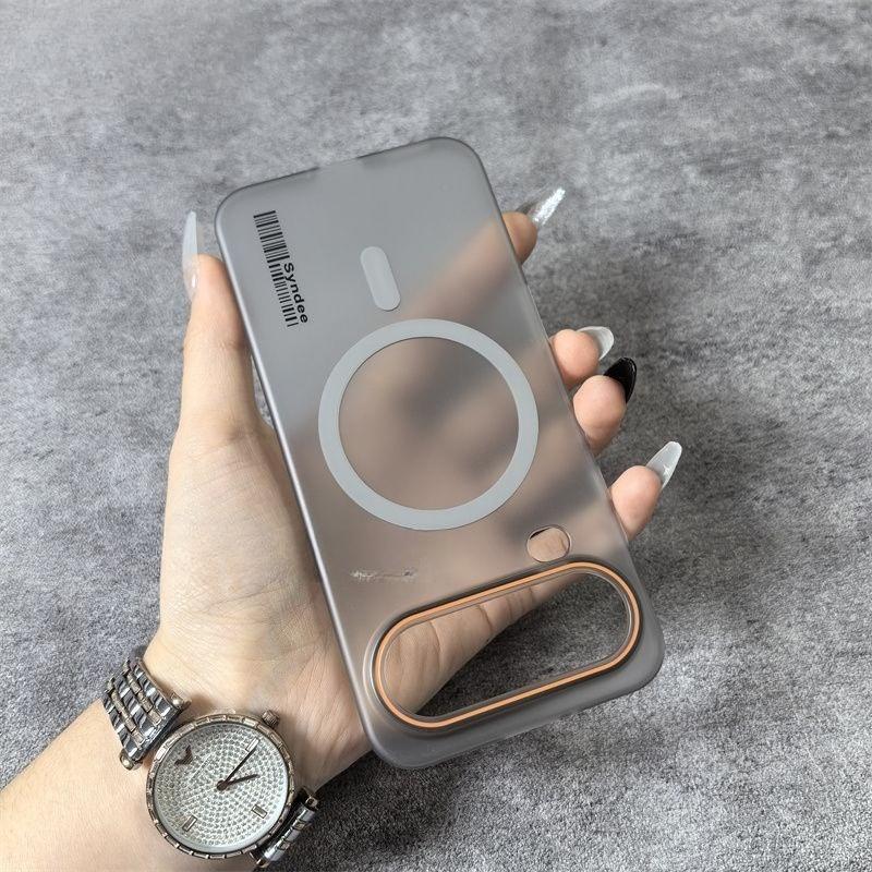 For Honor Magic8 Pro Air Case Simple Transparent Anti-slip Lens Magnetic PC Cover For Honor Magic 8 Air Shockproof Funda