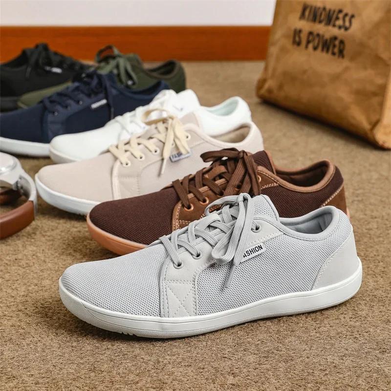 Мужские повседневные босоножки унисекс большого размера модные кроссовки минималистичные — фото 5