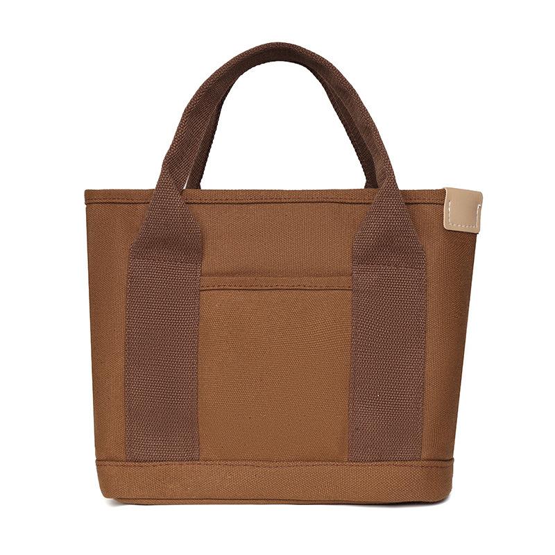Canvas bag Bento bag New Japanese handbag Women's bag Large capacity handbag Melaleuca bag Handbag Small bag