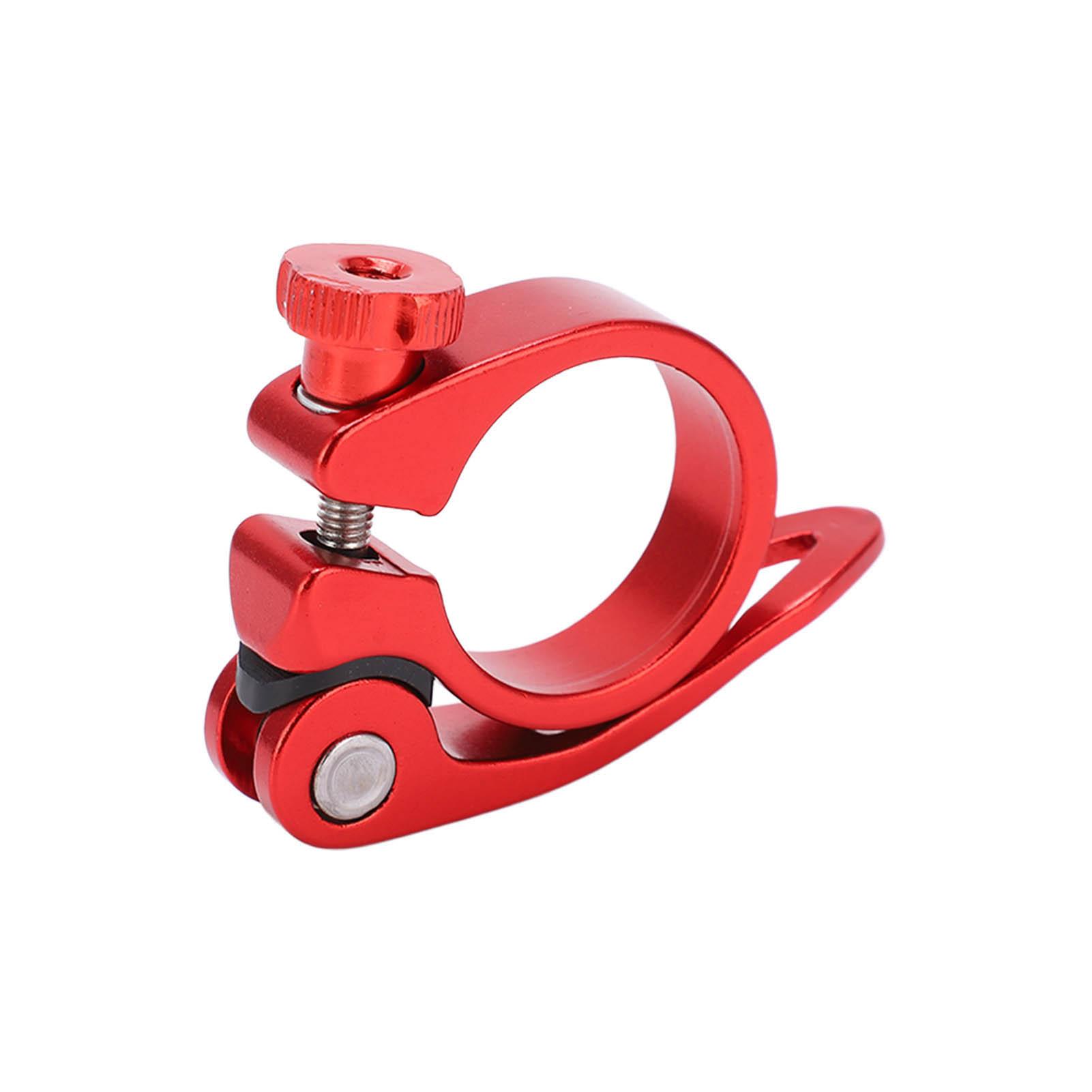 Bike Seatpost Clamp Quick Release Aluminium Alloy Seatpost Mount 34.9mm