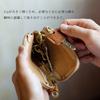 [Porcorosso] Key Case Smart Key Case Men Women Genuine Leather T Leather Smart Key Key Holder Leather Fastener Brand Made in Japan