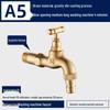 LINGJULI Brass Outdoor Washing Machine Faucet with Lock