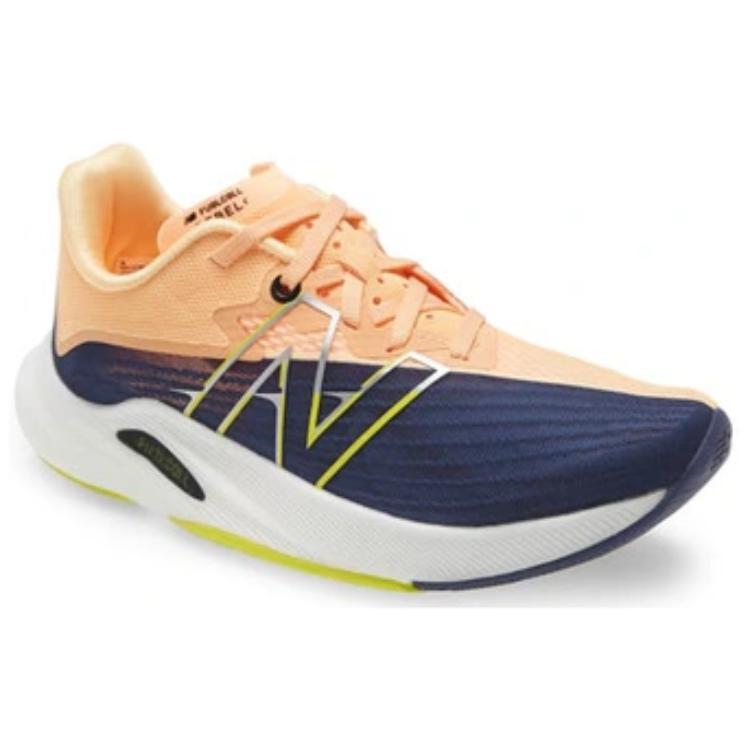 New Balance FuelCell Rebel V2 Night Tide Light Mango Women's Running Shoes WFCXCM2