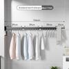 Wall-Mounted Retractable Clothes Drying Rack for Balcony and Bay Windows