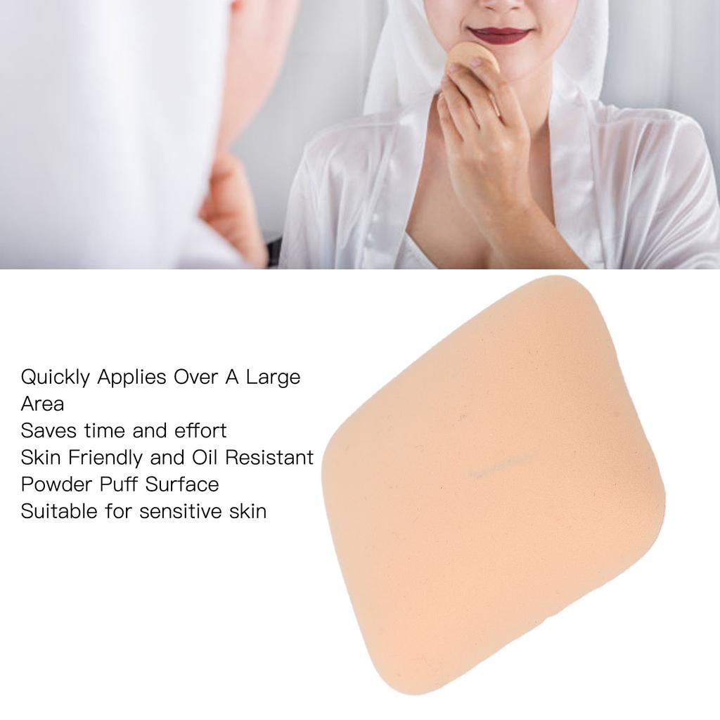 Powder Puff Wet Dry Use Skin Friendly Elastic Washable Sponge Face Puff for Makeup 4pcs