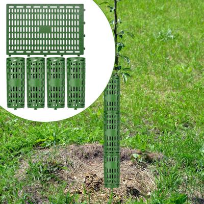 5 Pack Expandable Tree Trunk Protectors, Outdoor Protection for Garden, Porch, Lawn, Winter