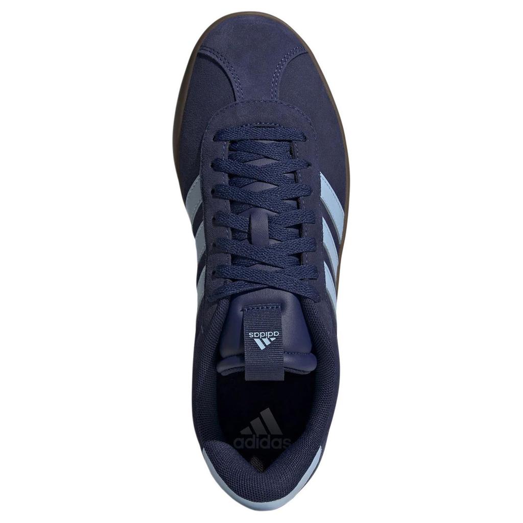 New Adidas VL COURT 3.0 Slip Resistant Abrasion Resistant Low Top Skateboard Shoes Men's Blue JP7537