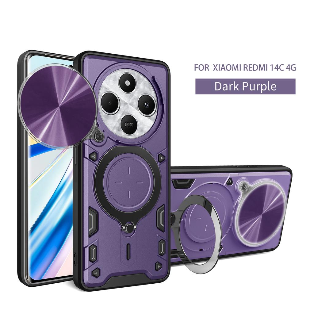 Applicable to Xiaomi Redmi 15C Jiashang magnetic mobile phone case Redmi 14C bracket Redmi A7Pro all-inclusive protective case