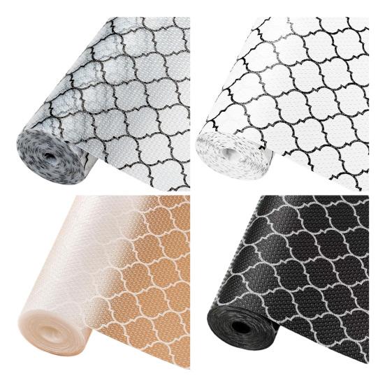 EVA Printed Drawer Liner Thick Non-Adhesive Shelf Mat for Kitchen Cabinet Waterproof Oil-Proof Cabinet