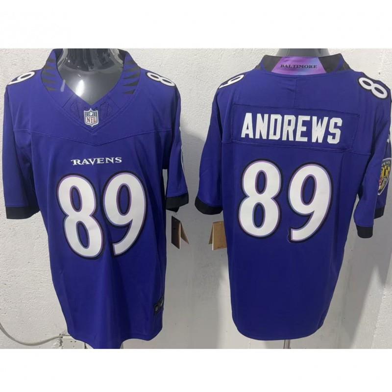 Maillot de Football NFL Baltimore Ravens Derek Henry 22 Troisième Génération Style Authentique Vêtement pour Fan
