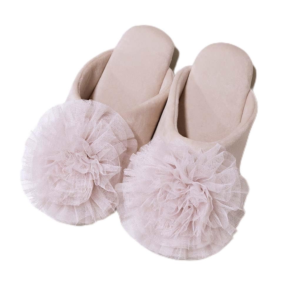 

Бархатные пачки Кружевные тапочки Японская обувь (Бежевый, Размеры, Взрослый, Алфавит, Средний) бежевый